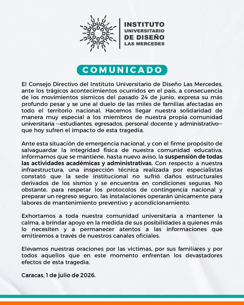 Comunicado